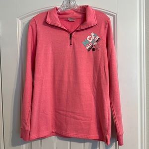 Pink NCA Cheer Nationals 2013 Quarter Zip Sweatshirt
